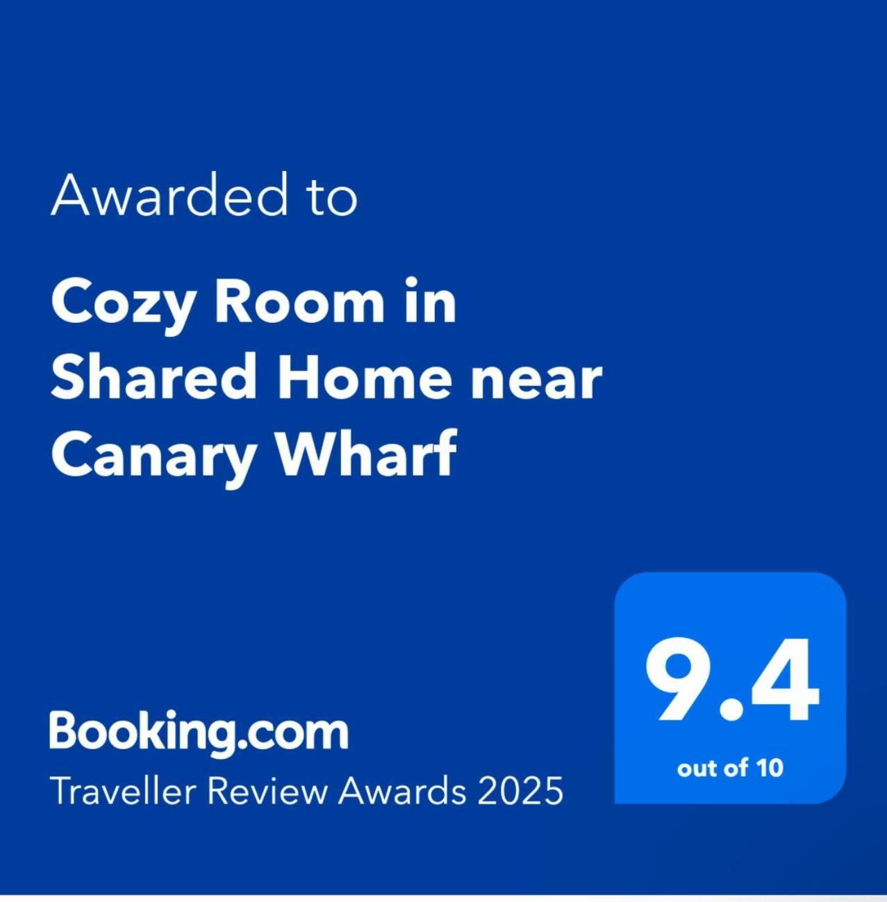 Cozy Room In Shared Home Near Canary Wharf London Exterior photo